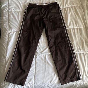 Retro ATHLETIC WORKS women’s brown woven jogger size 8-10